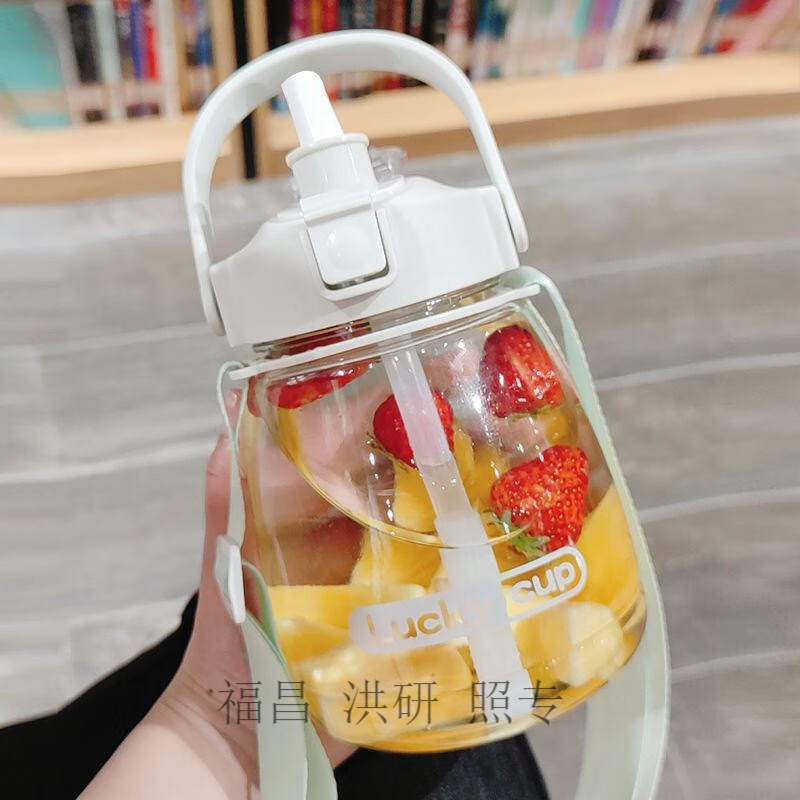 大肚子水杯吸水杯成人大肚肚水杯袖珍杯女夏季玻璃不漏水可爱韩式风格