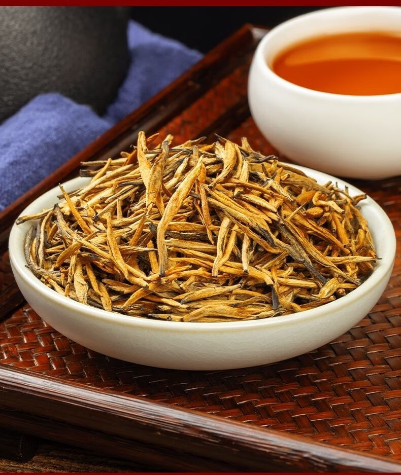 【滇红大金针】正宗云南凤庆滇红茶2021新茶蜜香型红茶502g 滇红金针