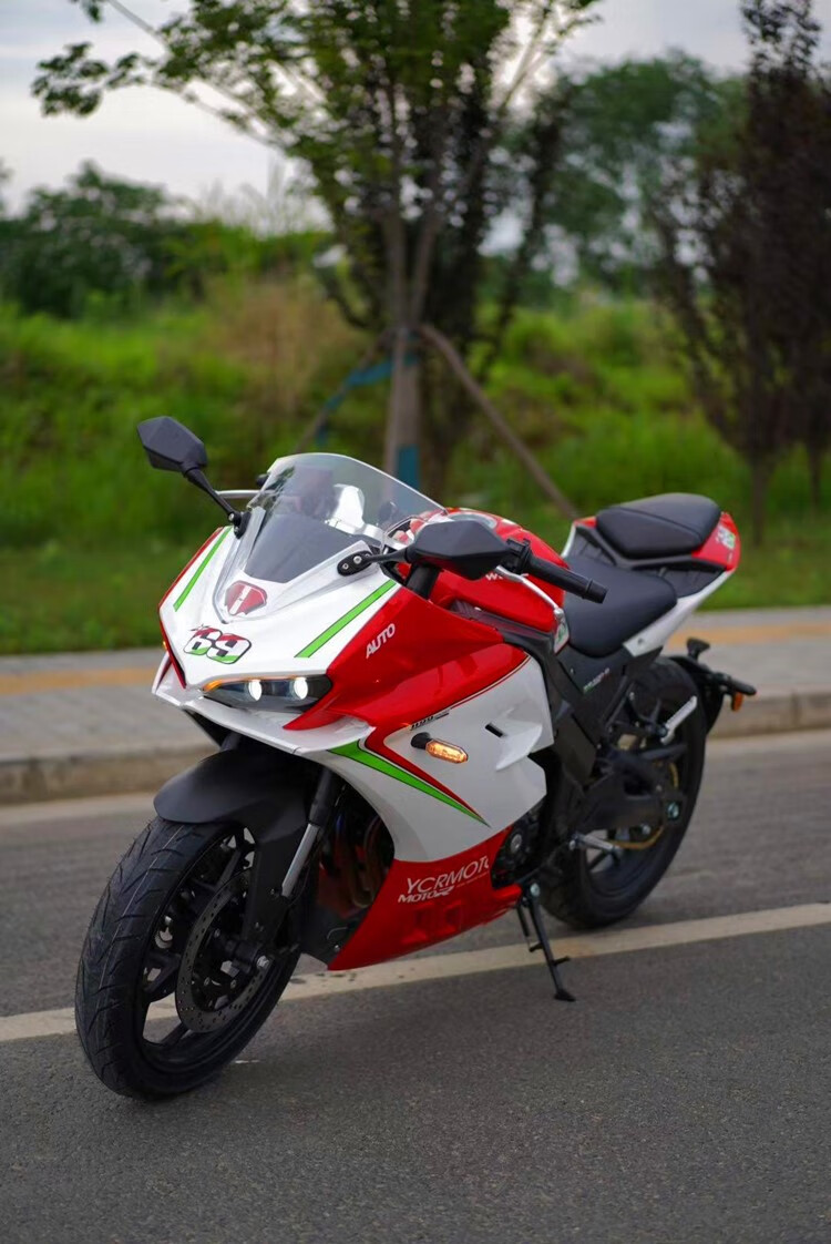 定制川崎款式蛟龙跑车400杜卡迪款式1199复古摩托车公路赛大排量趴赛