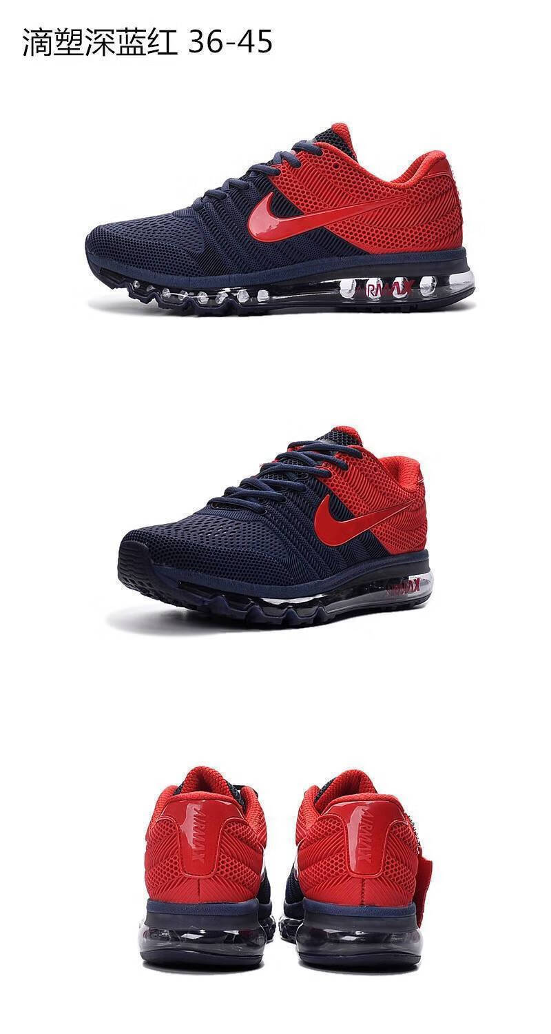 nikeairmax经典时尚网面透气全掌气垫运动鞋休闲男女跑步鞋子 2017 纯