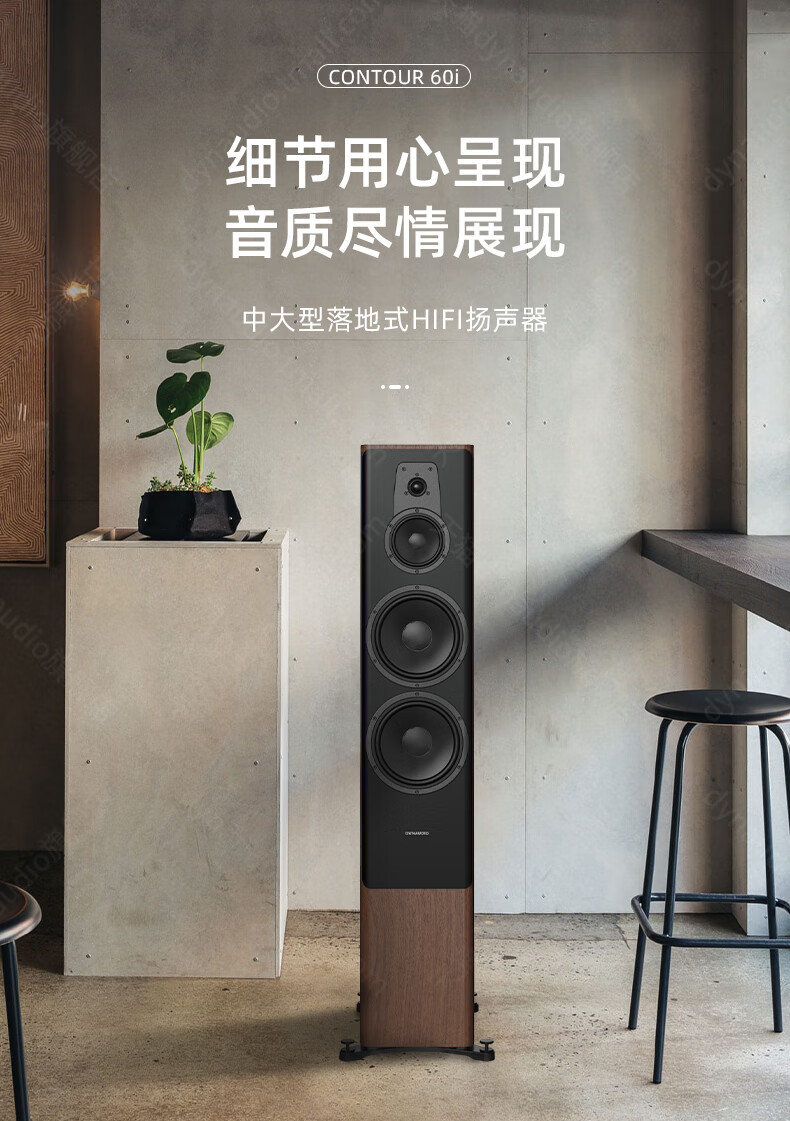 丹拿dynaudiocontour60i新轮廓hifi丹麦进口落地无源音箱音响丹拿轮廓