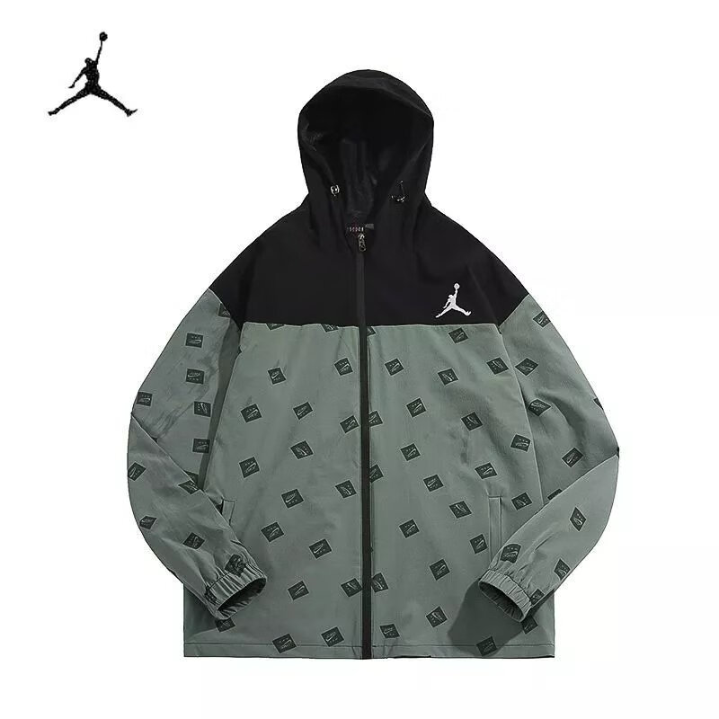 耐克aj飞人外套男女春秋季潮流夹克篮球刺绣logo尼面四面弹衣服