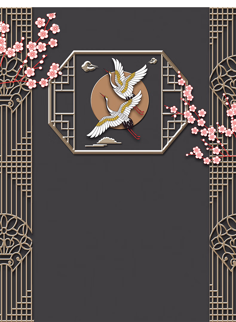 【优选好物】直播背景墙可移动古风中国风古代风格直播背景布室内主播