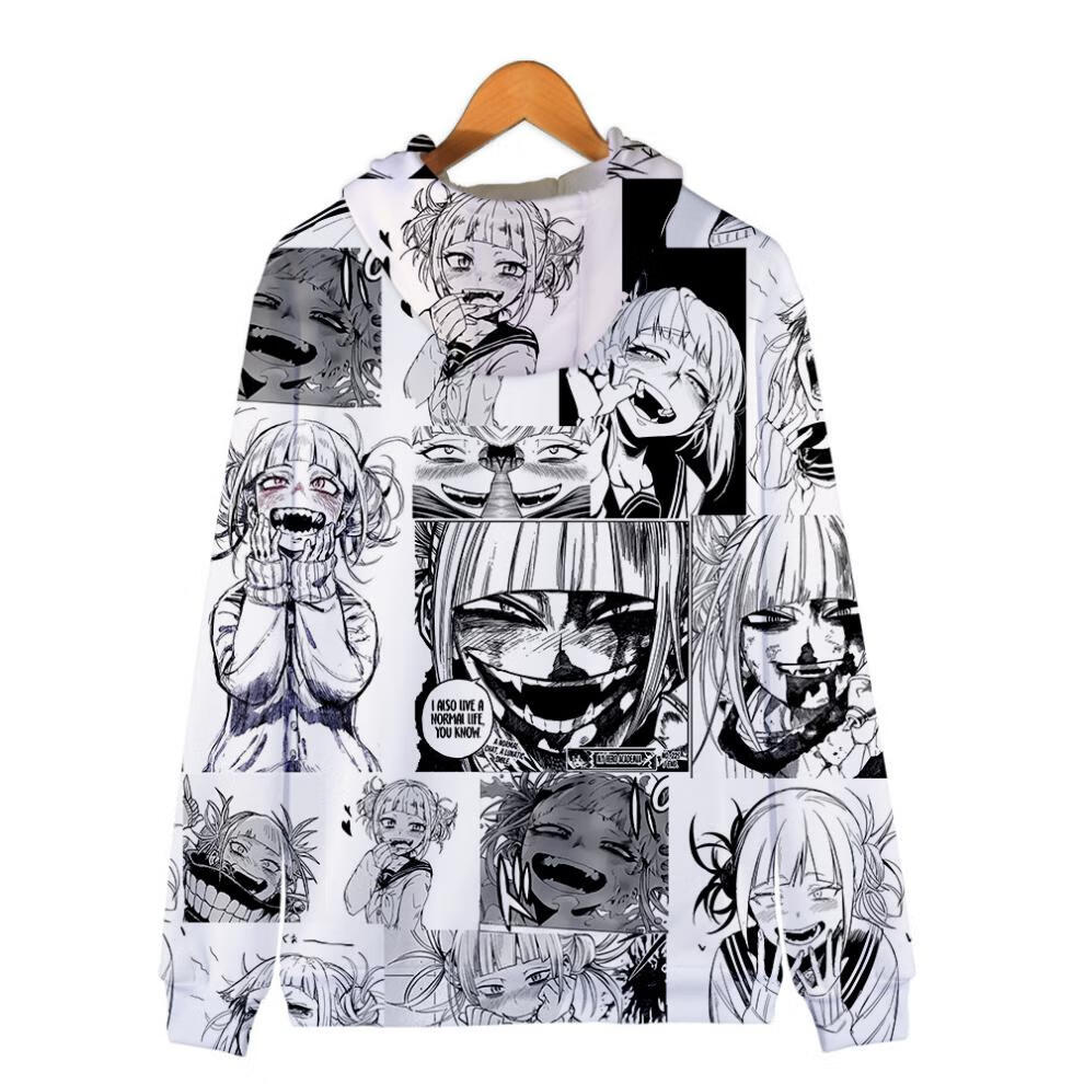 【阿嘿颜搞怪表情卫衣定制】动漫周边3d彩印阿嘿颜搞怪表情女孩休闲