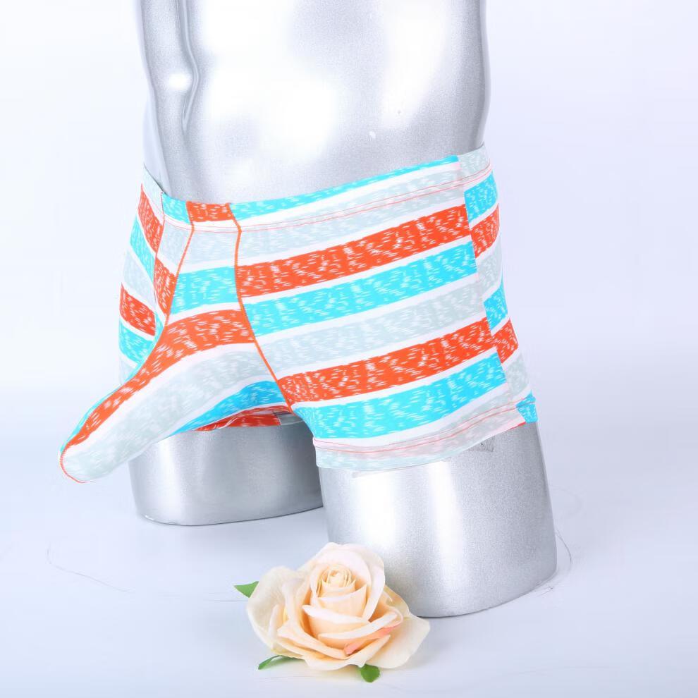 男内裤枪弹式分离透气索曲精张脉静阴囊托囊袋枪弹分离男士内裤男内裤