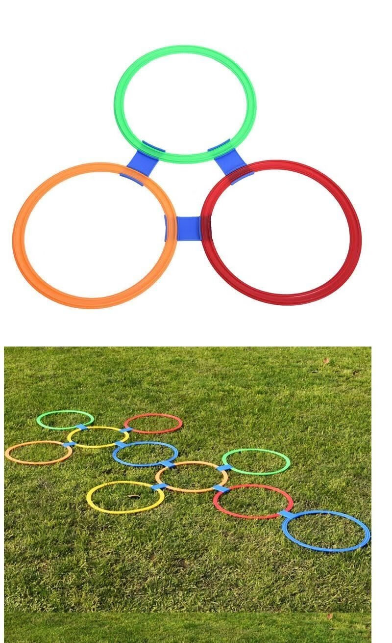 x儿童体能训练器材体育户外亲子玩具跳房子跳圈圈跳格子幼儿园教具