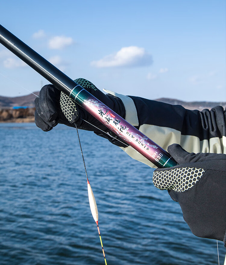 名伦浪尖赤刃螺纹钢腾蛇鱼竿十大轻硬钓鱼竿28调鲫鲤鱼竿手竿台钓竿大