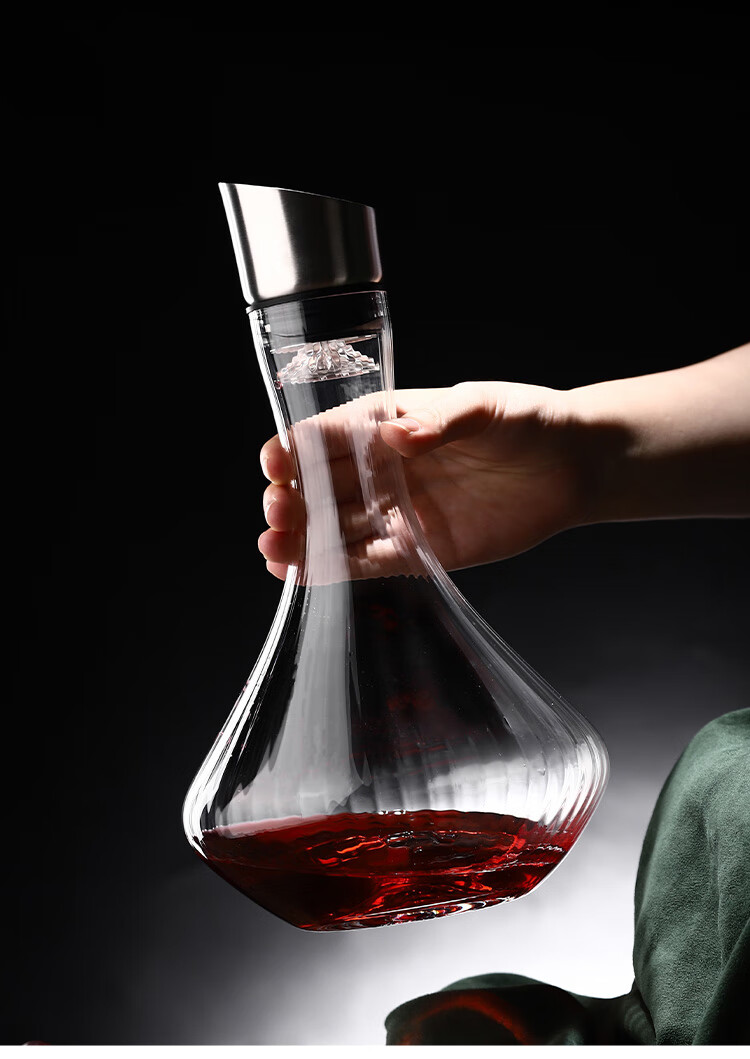 小米mi生态米家通用欧式瀑布式快速醒酒器家用无铅玻璃过滤创意葡萄酒