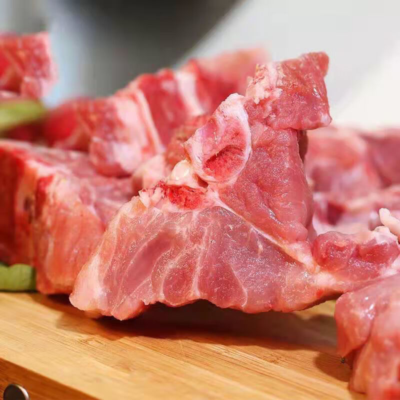 4斤多肉猪脊骨龙骨猪脊椎骨新鲜冷冻带肉脊骨段速冻带猪肉大骨头新鲜