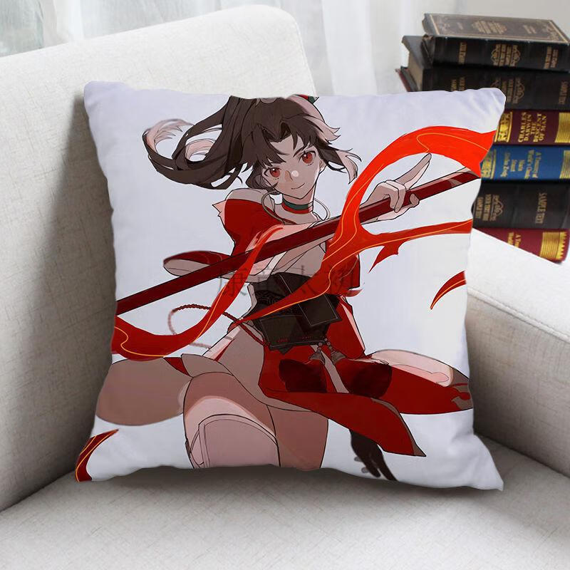 康童新英雄云缨周边抱枕王者荣耀新皮肤来图定制男女生礼物床靠枕头