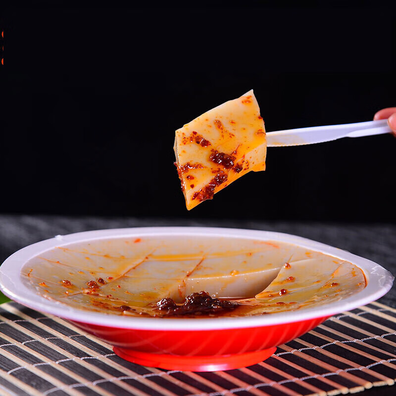 荞麦面碗团150g10碗山西吕梁特产小吃秃凉粉碗装即食碗托