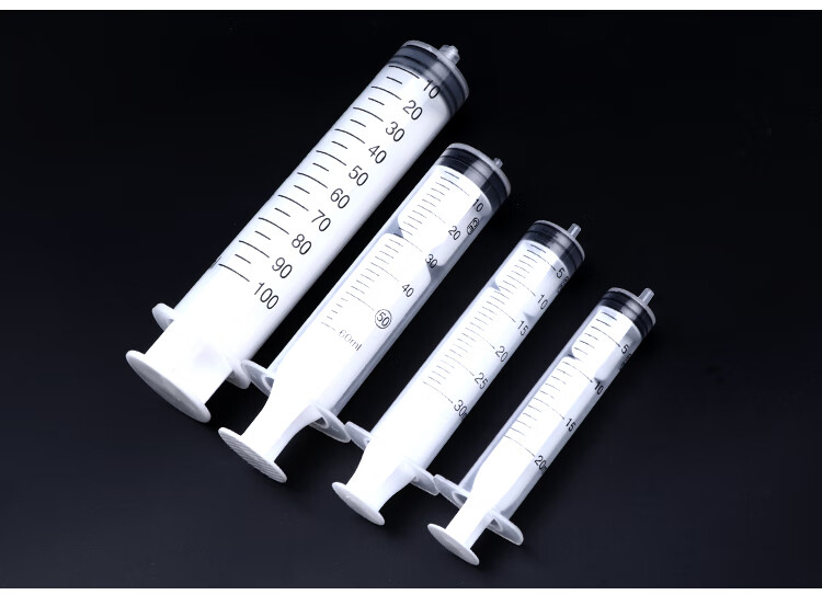 一次性塑料注射器大号超大容量针管流食助推喂食器针筒抽墨水机油50