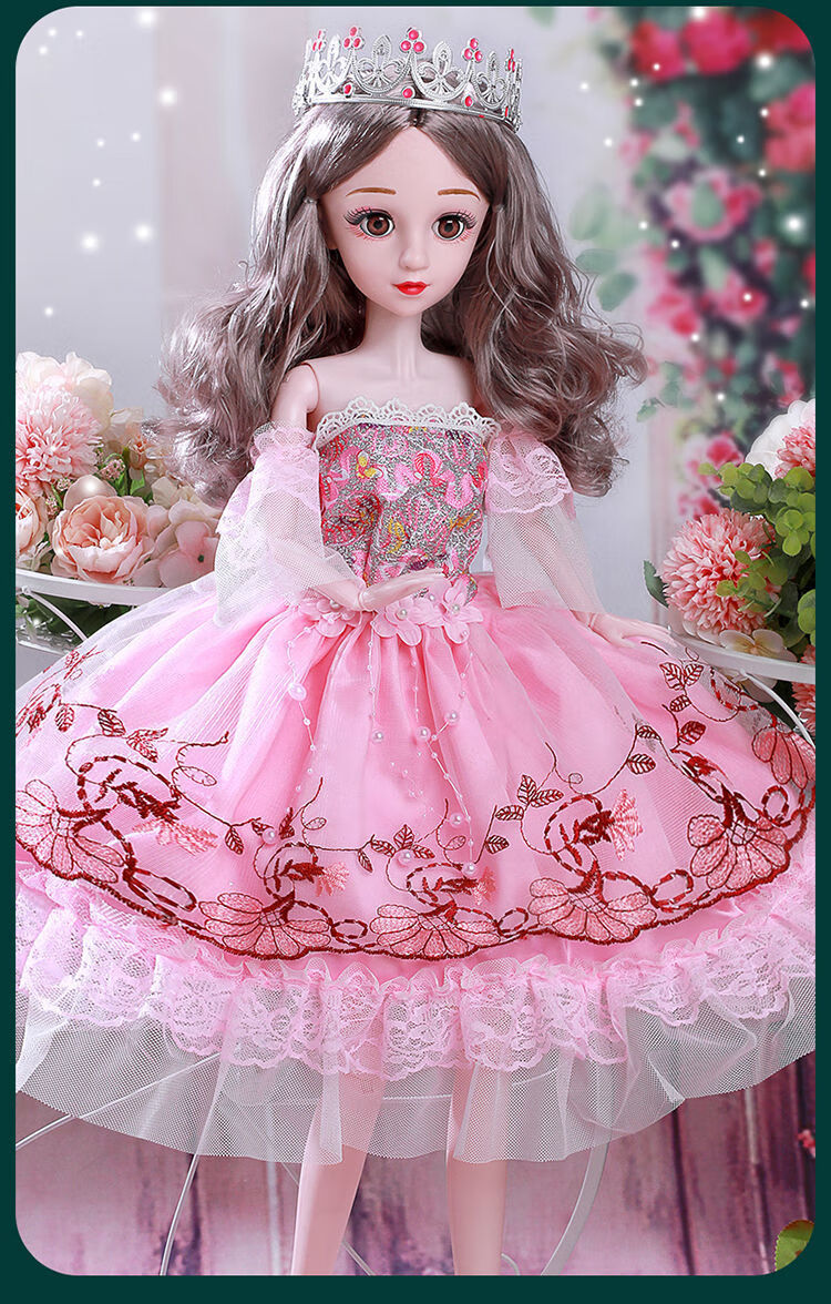 80厘米超大号单个芭比娃娃套装女孩仿真公主会说话儿童玩具礼物洋5号