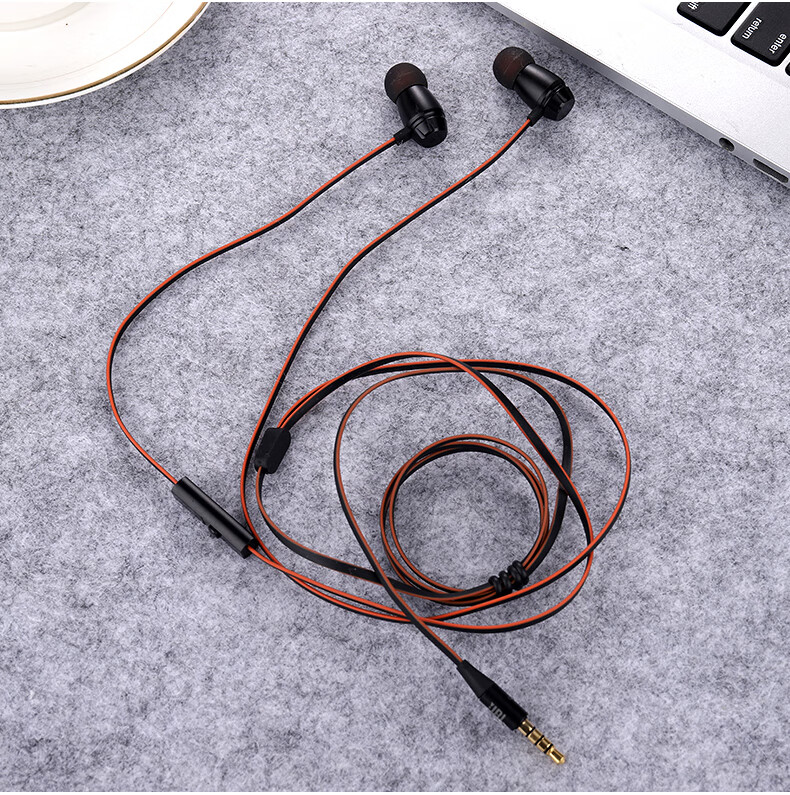 jblt180a入耳式线控带麦有线面条手机耳机官方同款t380a重低音炮男女