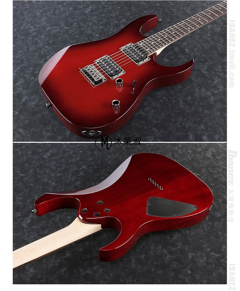 依班娜7v电吉他ibanez爱宾斯依班娜rg421电吉他印产双双原木色新款 rg