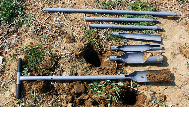 洛阳铲取土器户外挖土打井洞神器农用铲子铁锹园林艺考古勘探工具