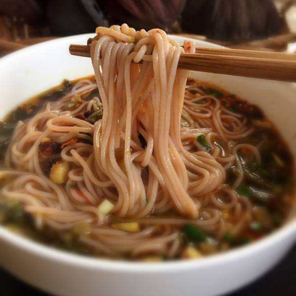 云南元阳梯田干米线正宗过桥米线红米线米粉半干米线粉丝整箱批发红米