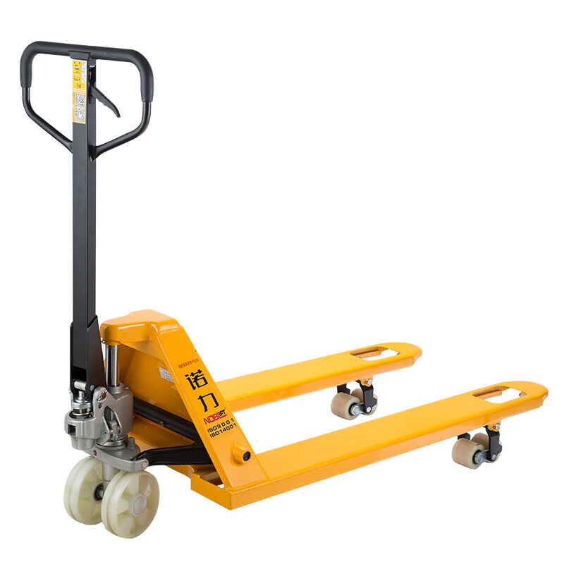 小型液压搬运车手动地牛拖车升降托盘车2吨3吨铲叉车 诺力加长车ac2