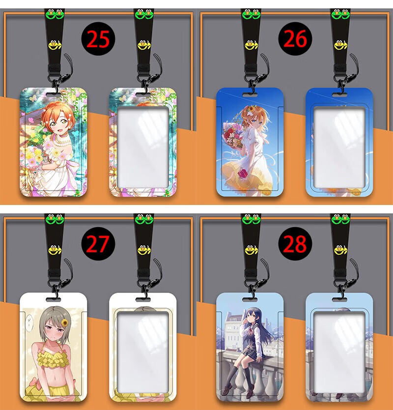 卡通周边>趣在(quzai)>lovelive动漫周边公交卡套饭卡校园卡校牌学生