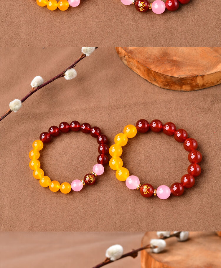 2022年灵缘祥安阁九玖艳增情增缘手链红鸾桃花人缘转运贵人珠手串红绳