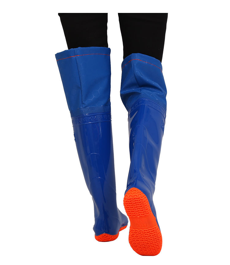 插秧靴农田靴农用男士软底水田鞋袜插秧鞋捕鱼鞋女款下水雨鞋 55公分