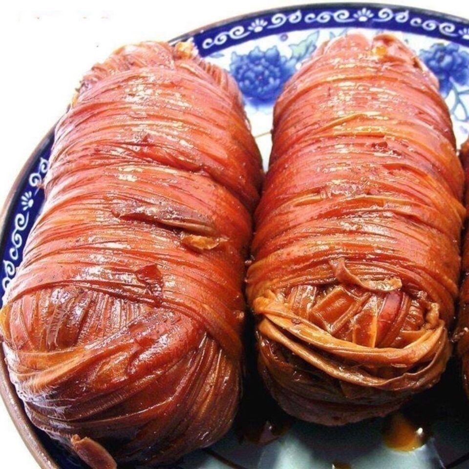 湾钰蜜 猪肠卷新鲜半成品猪苦肠肠卷猪小肠速冻卤菜家庭装批发缠肠捆