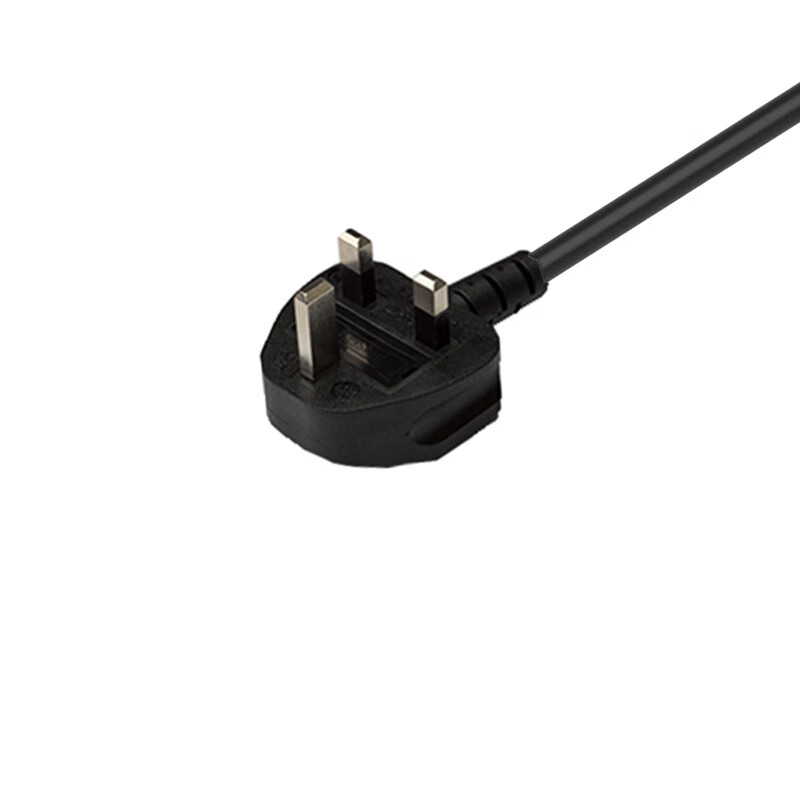 插头uk转品字尾上弯下弯靠墙贴墙电源线1平方纯铜英标c13下弯看清方向