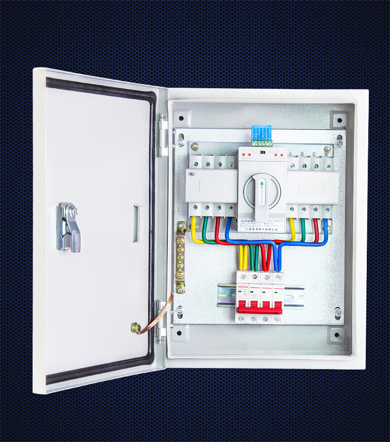 双电源切换箱4p63a/100a自动转换开关箱380v三相四线成套配电箱柜 4p