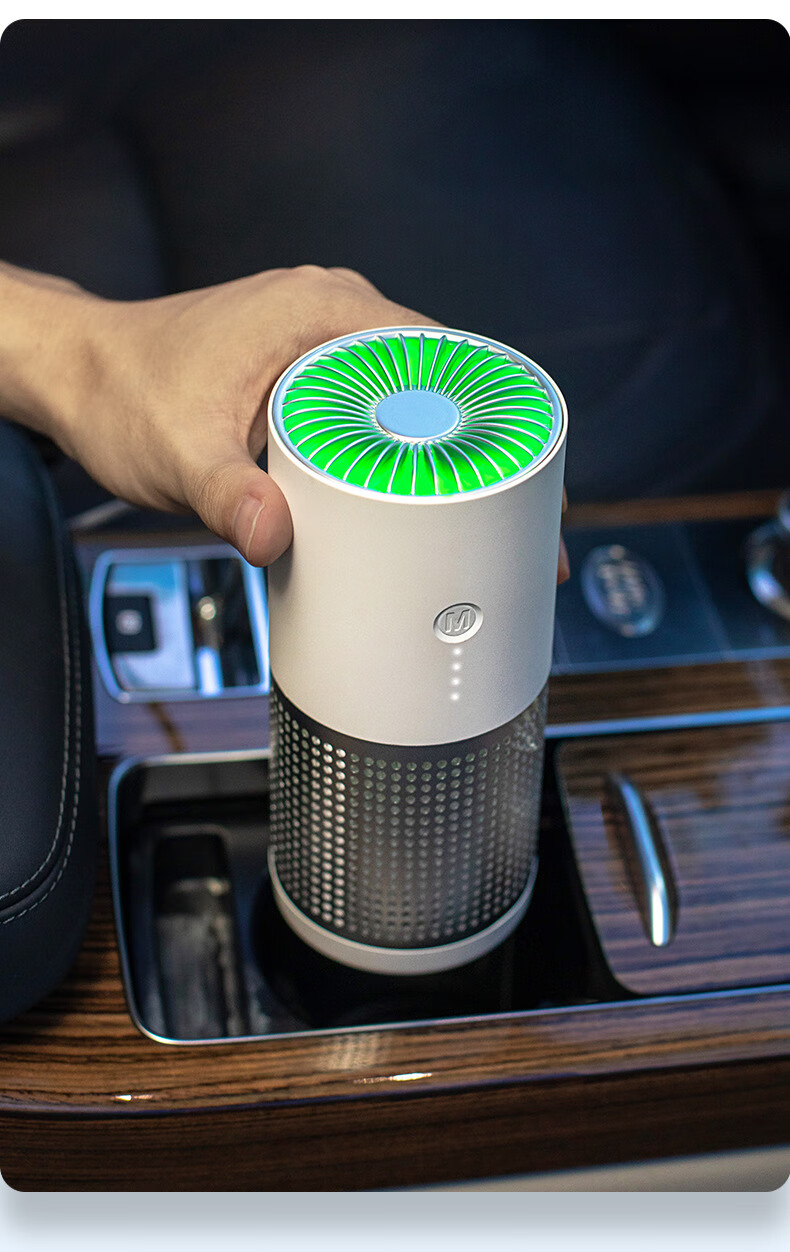 小米mi生态同款车载空气净化器汽车内用除甲醛新车消除异味二手烟负