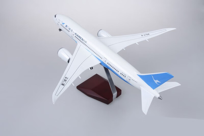 【带轮子带灯】厦航厦门航空飞机模型787民航客机仿真737大兴号 标配