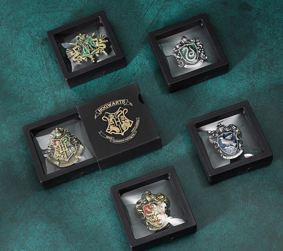 古仕龙哈利波特周边徽章胸针学生套装金属配饰纪念品 霍格沃茨(吸塑卡