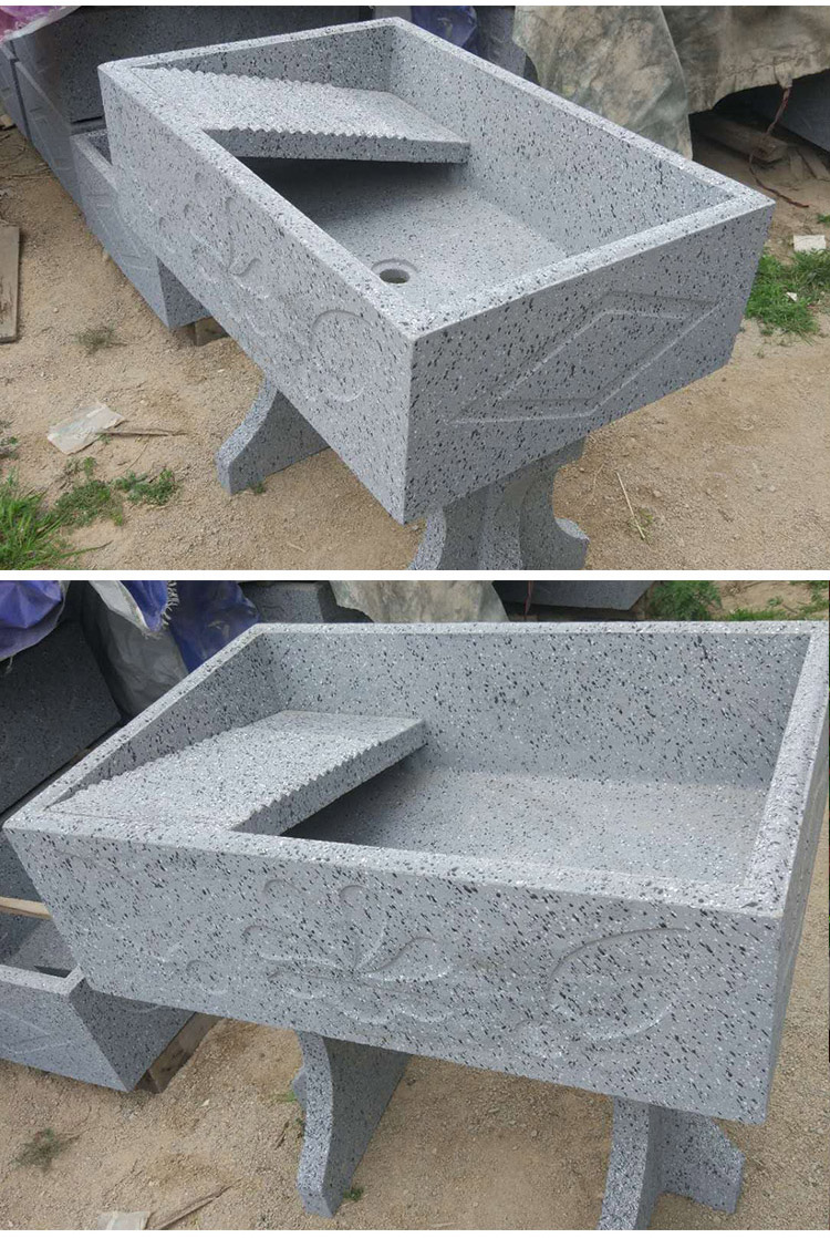 水泥洗衣池户外洗衣台盆带搓板一体式阳台家用组合仿大理石水磨石 长