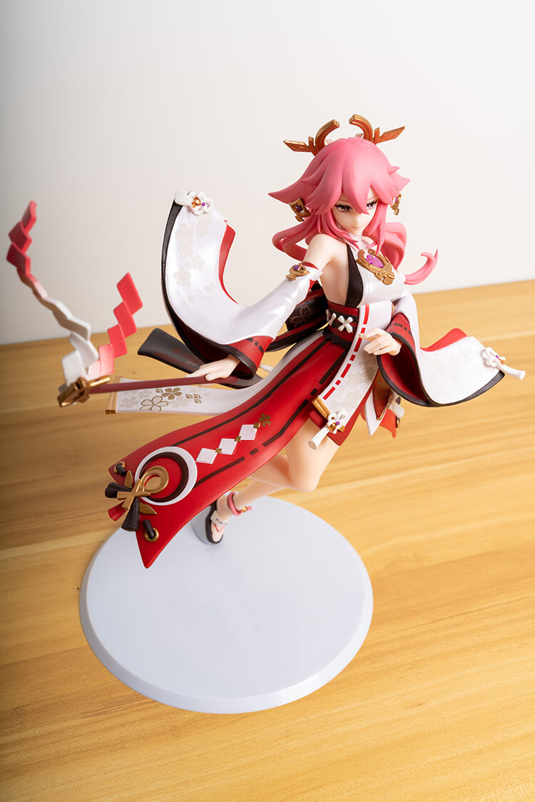 【官方旗舰】万代bandai米哈游原神手办同款八重神子大巫女二次元模型