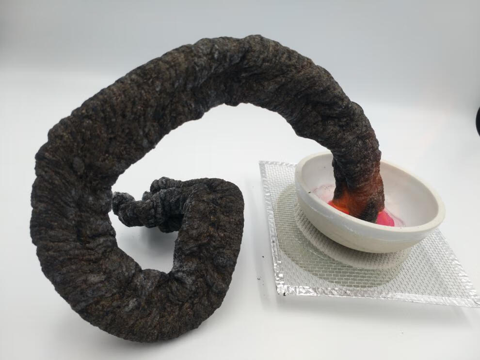 法老之蛇实验粗版 化学科普器材中小学幼玩具动手diy舞台表演节目 亮