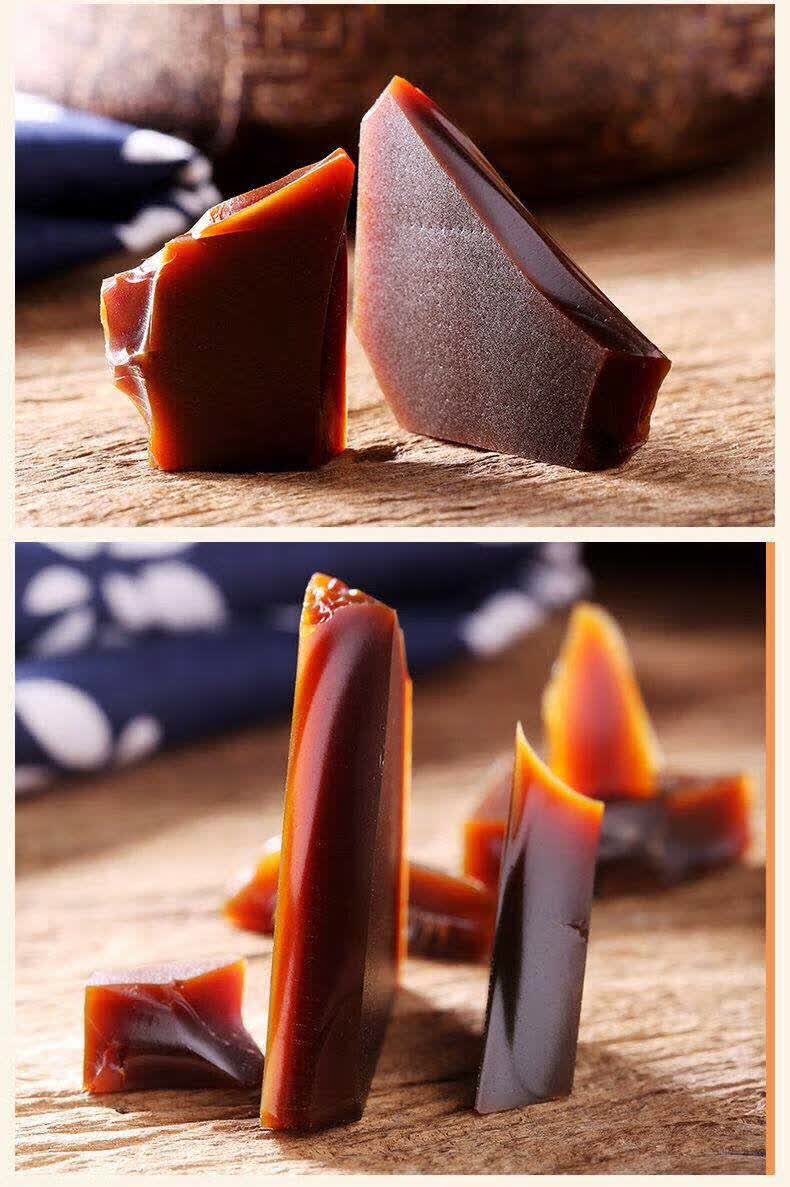 山东东阿驴皮阿胶原块阿胶块驴胶500g一斤装