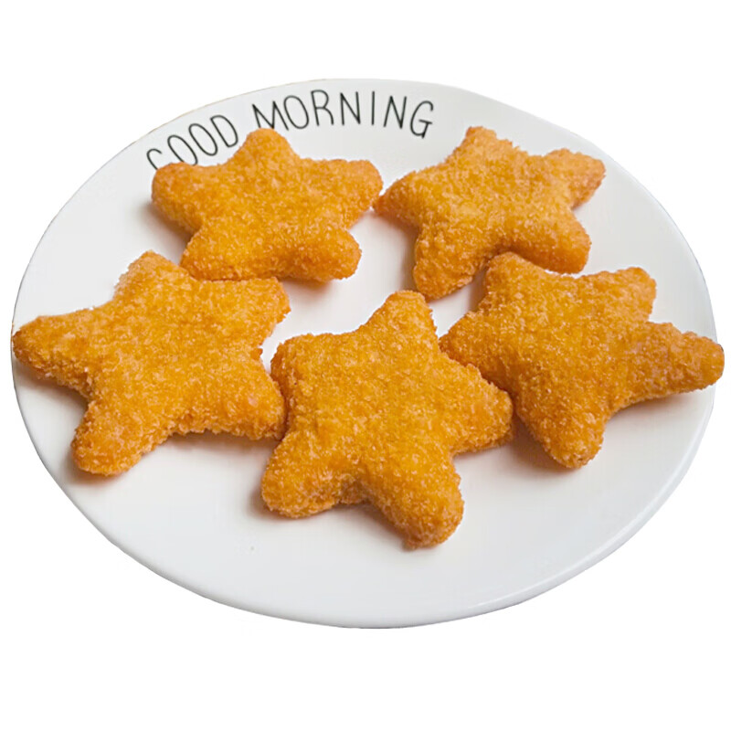爵妃 星星炸鸡块2斤 炸小吃半成品 黄金鸡块鲜嫩可口口感好色泽美味