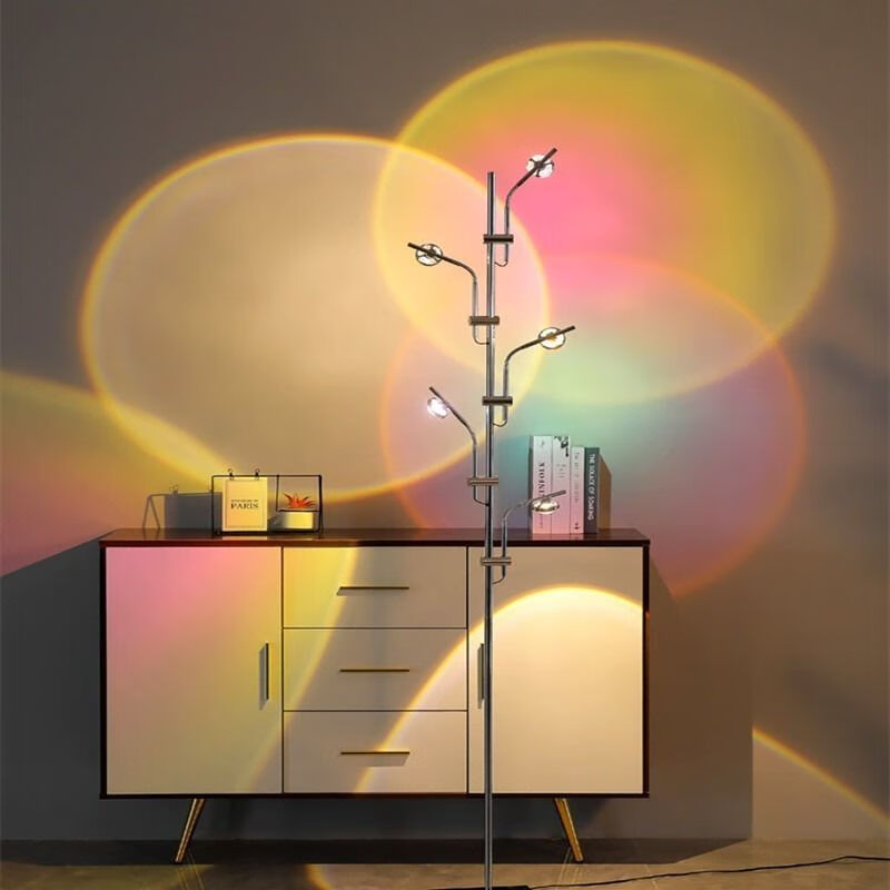 追曙破晓落地灯网红拍照直播光影灯客厅日不落氛围灯卧室夕阳落日灯5