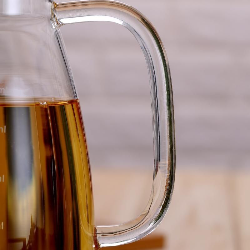 加厚玻璃大容量油壶防漏装油瓶厨房家用酱油调味料醋壶家用壶欧式 500