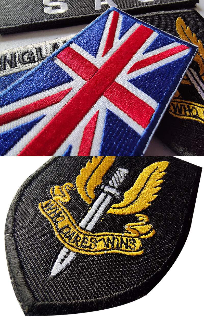 酷否英国空勤团sas臂章包贴徽章军迷个性士气章魔术贴章袖标定制sas