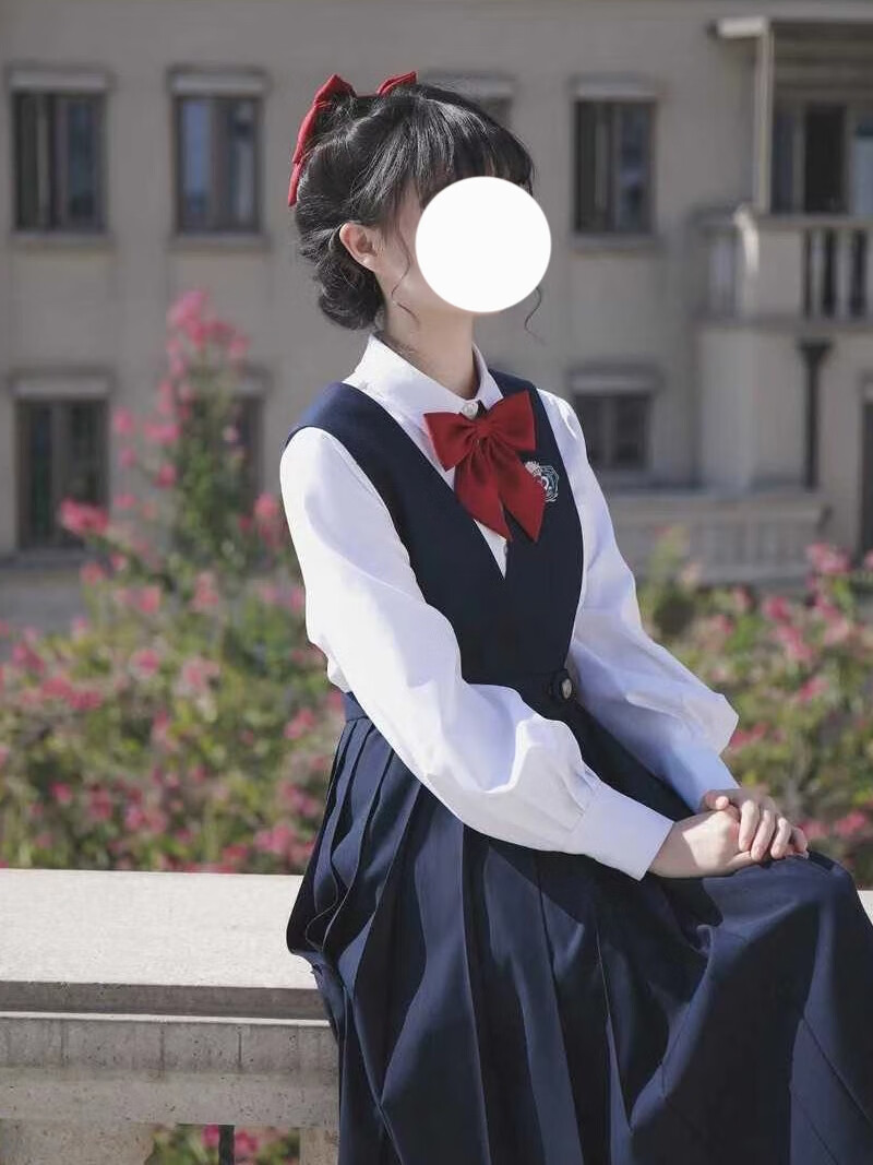 精选好货日系护奶裙jk制服套装基础款学院风背带连衣裙jk不良长裙夏季