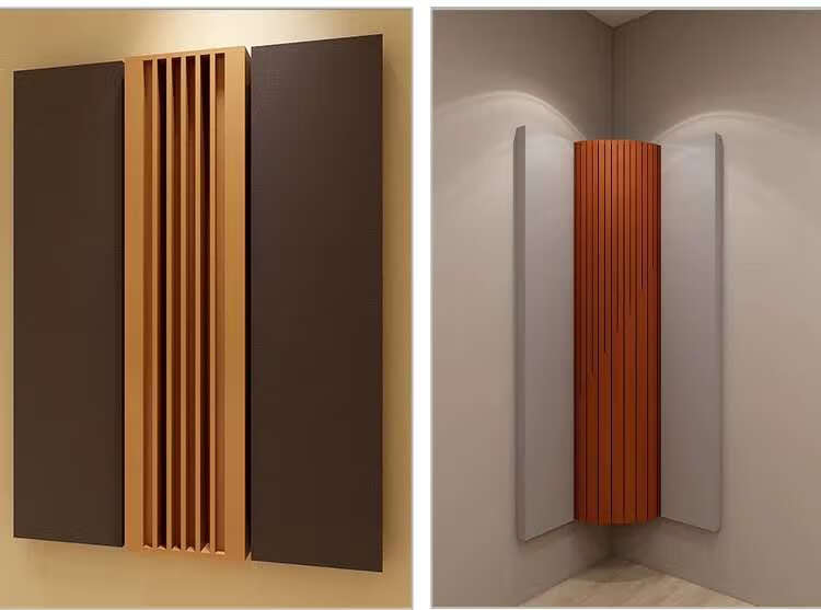 声学扩散板低频陷阱对折井全频扩散板桐木音箱录音棚影音室吸音板家庭