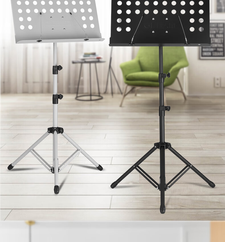 谱架吉他古筝小提琴家用乐谱琴谱曲谱架谱架子谱台便携式折叠gleam