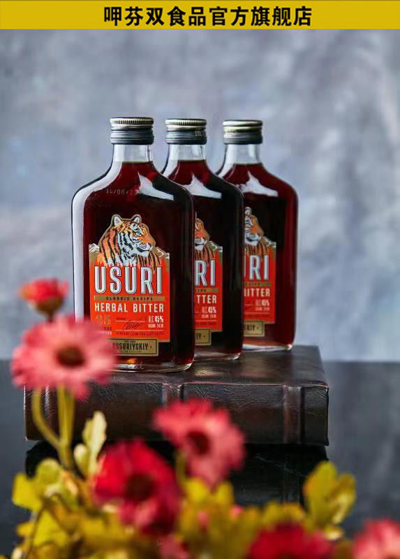 俄罗斯虎酒usuri虎酒进口虎头强酊滋补酒250毫升调配洋酒250毫升强酊1