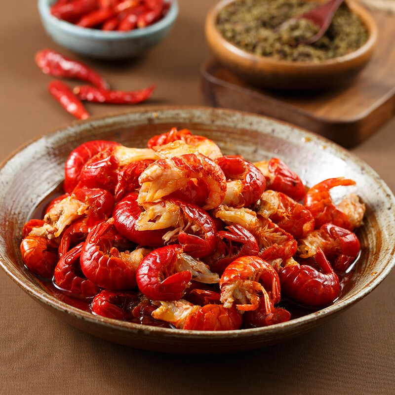 即食蒜蓉十三香虾尾600g