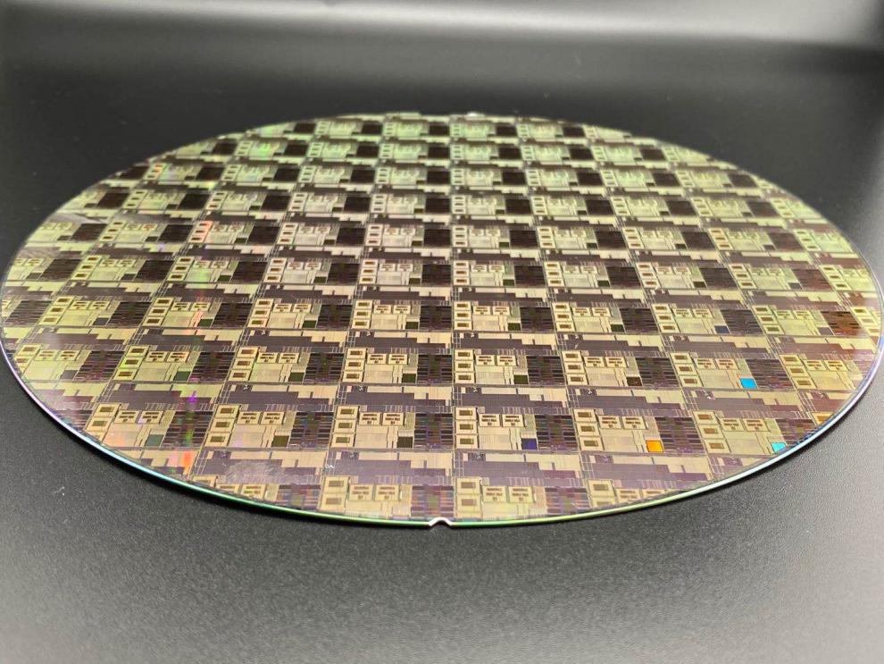 硅晶圆晶圆8寸光刻片集成电路半导体硅片芯片ic中芯展会智毓8寸光刻