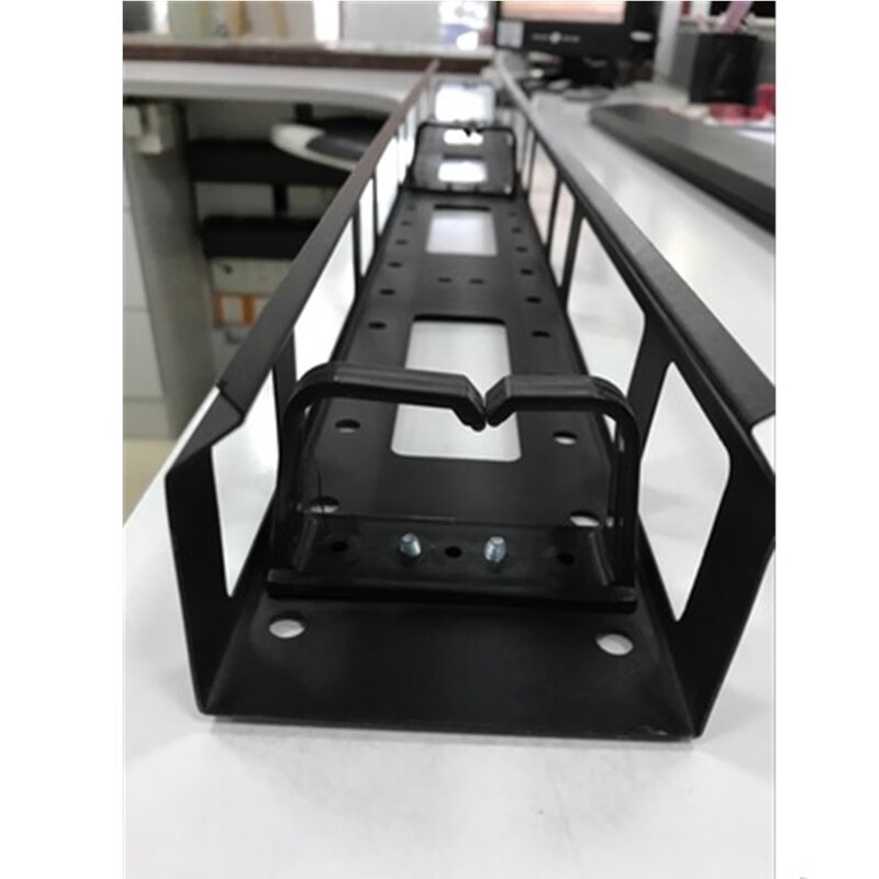 18-42u机柜垂直理线槽金属竖向理线架机房走线架开放式线槽架黑色