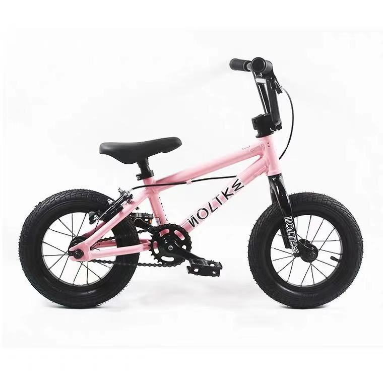 (nk) elite 14寸 铝合金高配 bmx 欧亚马铁瓷14寸小轮车 14寸镭射银