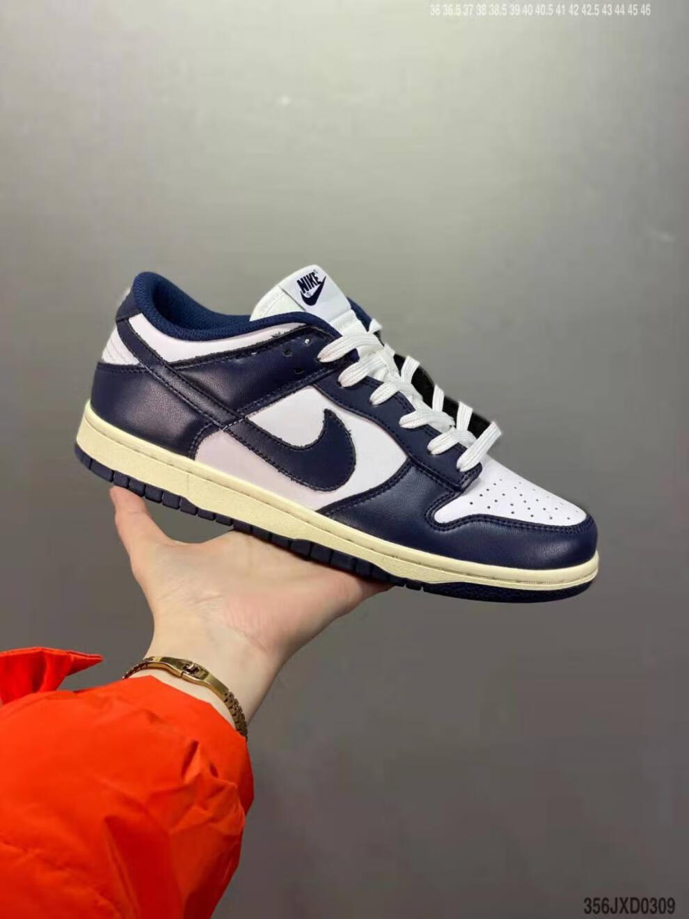 【官网旗舰店】aj联名sb dunk low 北卡蓝海军蓝扣篮系列低帮滑板