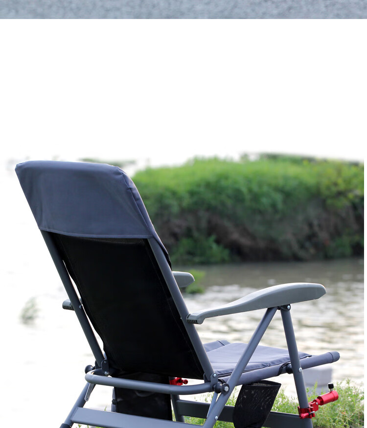 熊火钓椅同款铝合金钓椅超轻便携折叠多功能全地形钓鱼椅可躺式欧式