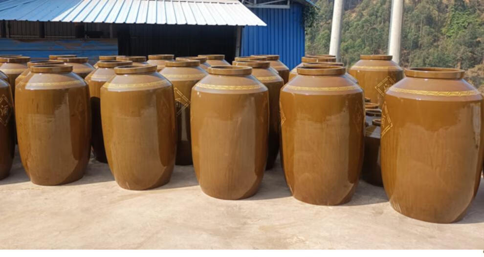 盛酒容器储酒罐装酒容器土陶酒缸酒坛子家用密封窖藏泡酒罐装酒容器存